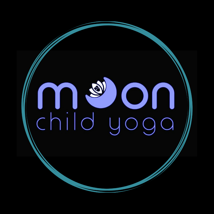 logo of moon child yoga teacher